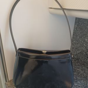 "Suarez" authentic black Italian Purse.